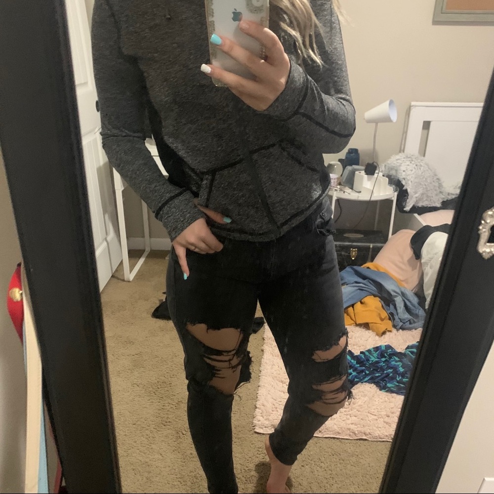 Hollister black advanced stretch jeans